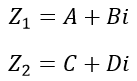 División de números complejos - 1