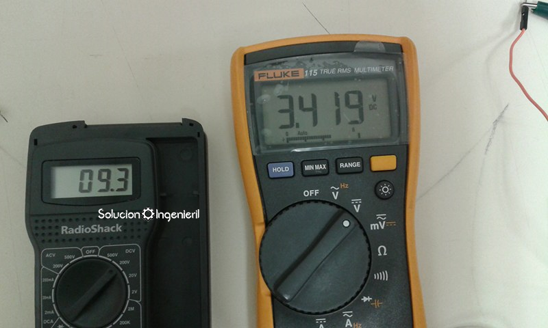Práctica - Medidor de temperatura en Centígrados y Fahrenheit - 22