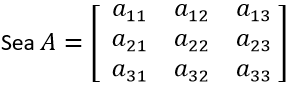 Método de la primera línea - Determinante de una matriz
 - 1