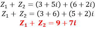 Sumas y restas con números complejos - 6