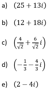 Sumas y restas con números complejos - 9