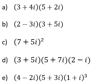 Multiplicación con números complejos - 8