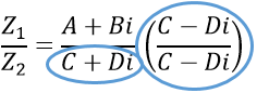 División de números complejos - 2