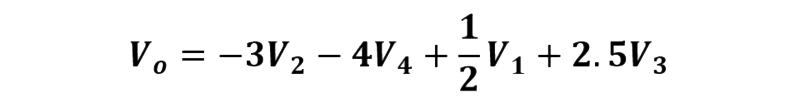Ejercicio - Operaciones aritméticas básicas con OpAmps - 28